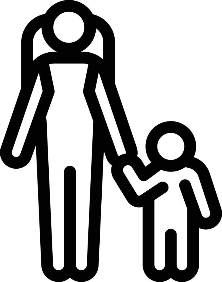 ilustração vetorial mãe em ícones de uma qualidade background.premium symbols.vector para conceito e design gráfico. vetor