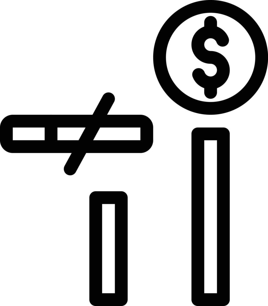 ilustração em vetor dólar em um ícones de symbols.vector de qualidade background.premium para conceito e design gráfico.