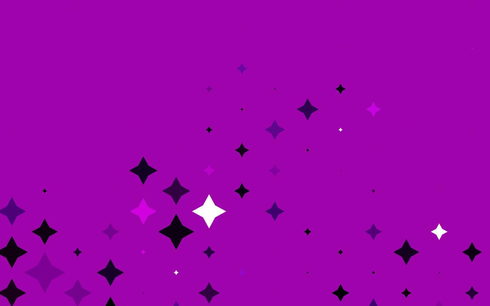 modelo de vetor roxo claro com estrelas do céu.