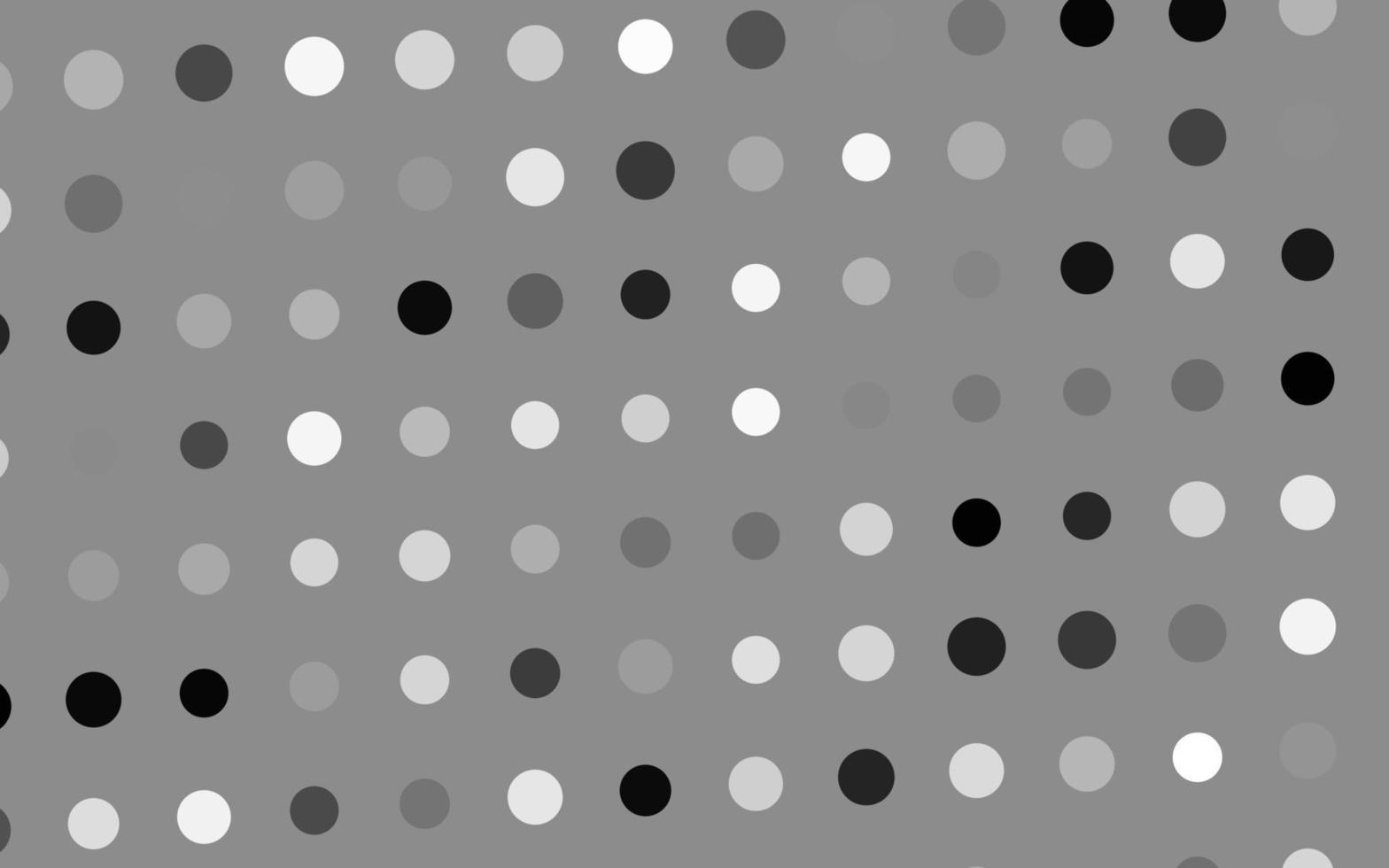 layout de vetor cinza escuro, prata com formas de círculo.