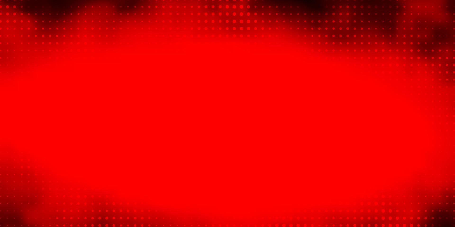 textura vector vermelho escuro com círculos.