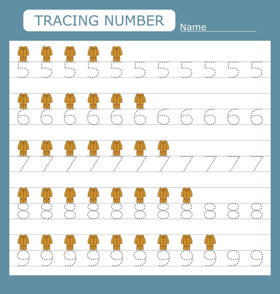 Matemática Jogos Educativos Para Crianças Preencha Linha Escreva Números  Que imagem vetorial de Irmer© 404290278