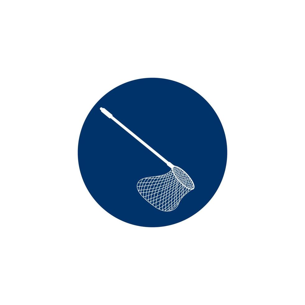 ícone de rede de pesca vetor