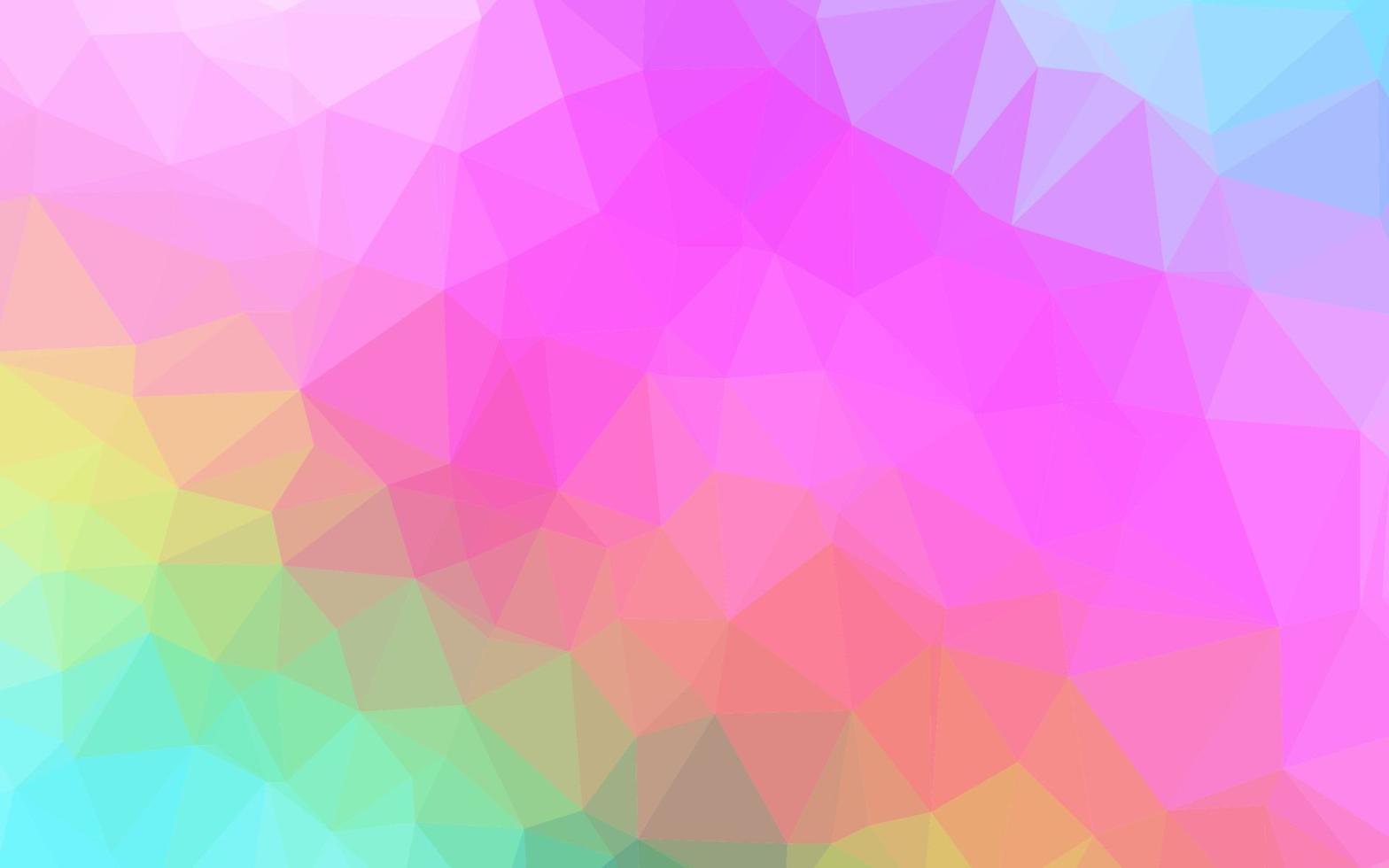 luz multicolor, textura de baixo poli do vetor do arco-íris.