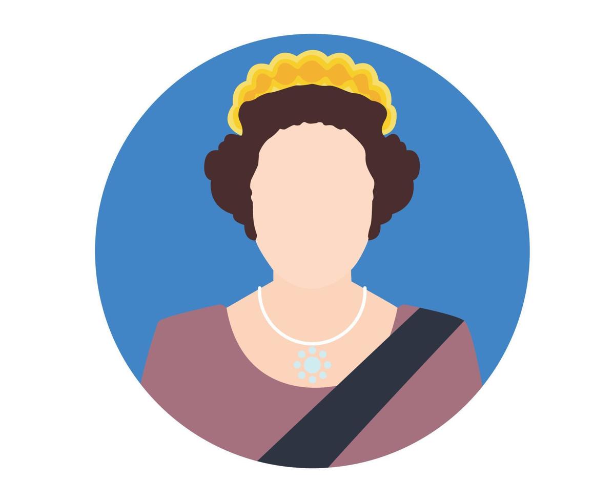 elizabeth rainha 1926 2022 rosto retrato britânico reino unido nacional europa país ilustração vetorial design abstrato vetor