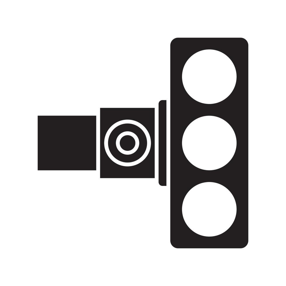ícone de câmera de segurança cctv vetor