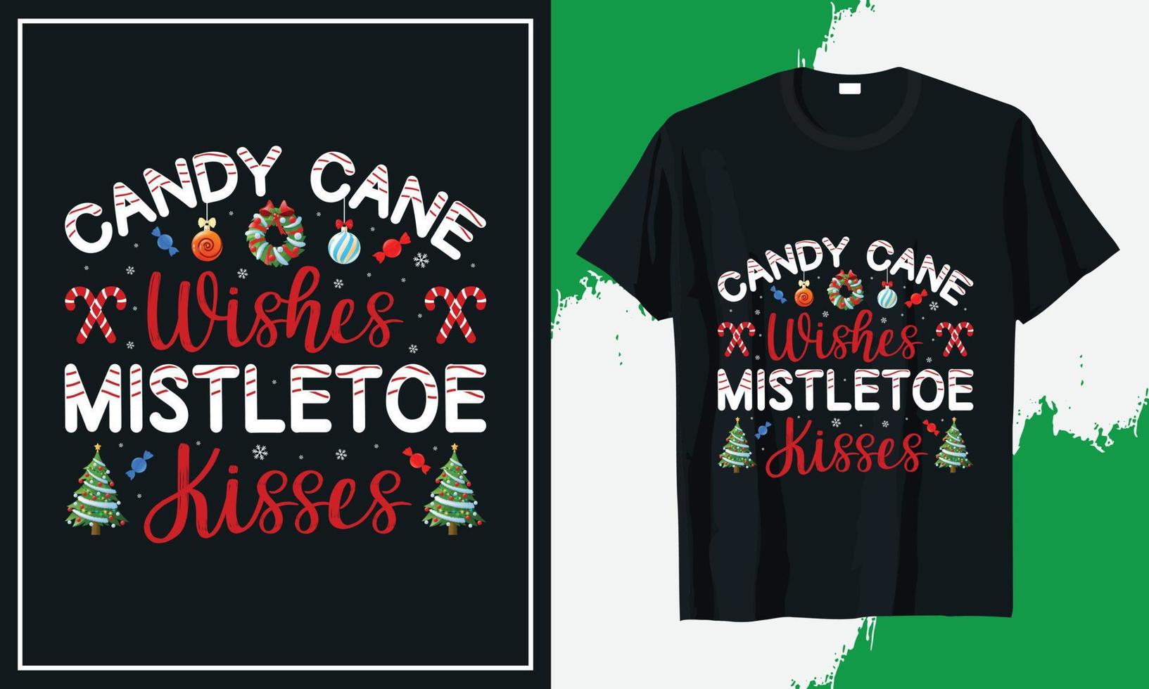 impressão vetorial de design de camiseta de natal vetor