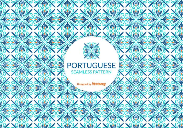 Padrão de azulejo portuguese do vetor