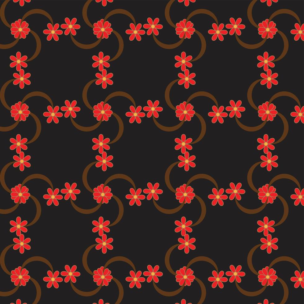 design de padrão vermelho e preto vetor