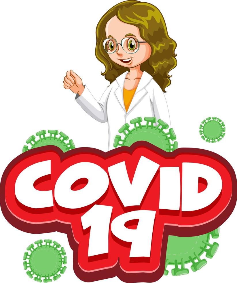 '' covid-19 '' com médica vetor