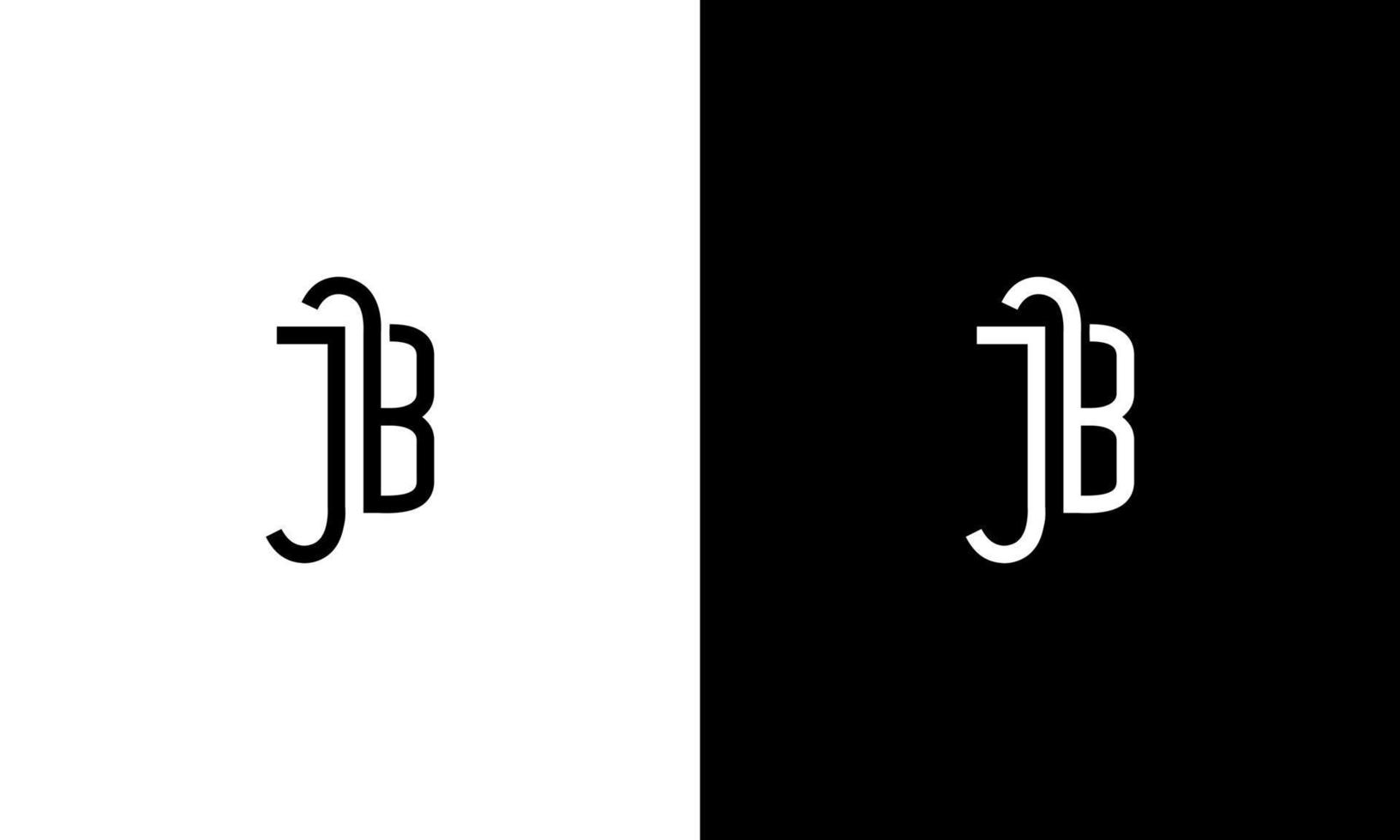 carta jb vector logotipo modelo grátis vetor grátis