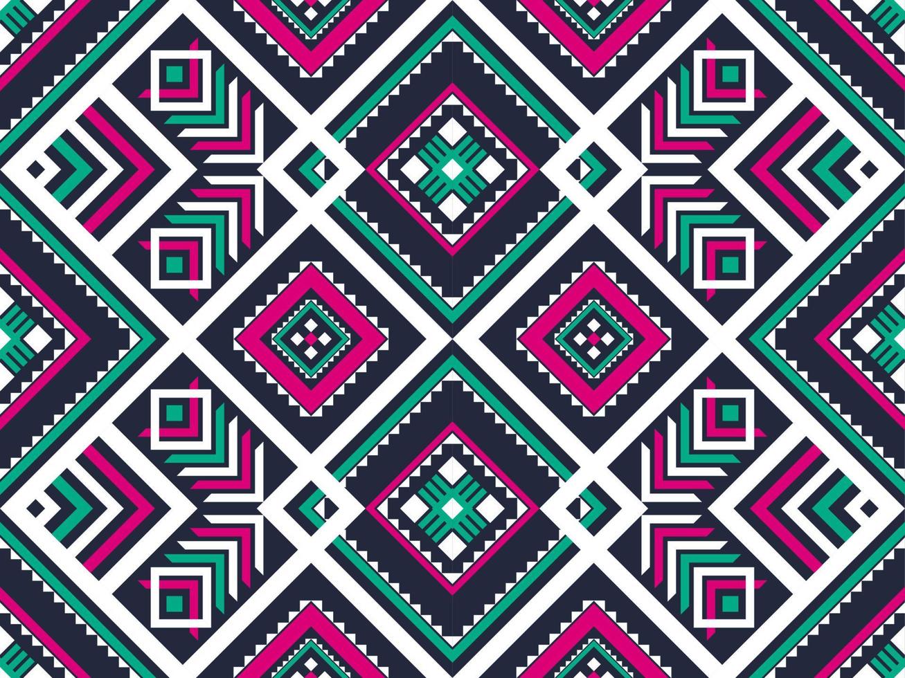 arte de padrão étnico asteca. padrão geométrico sem costura em tribal. vetor