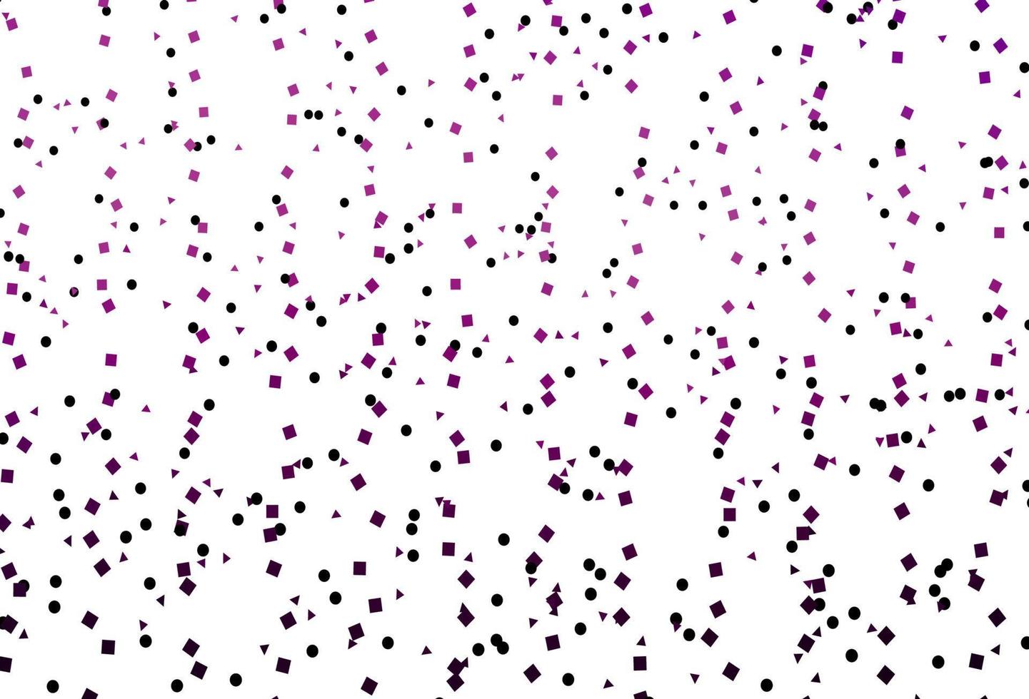 padrão de vetor roxo claro em estilo poligonal com círculos.