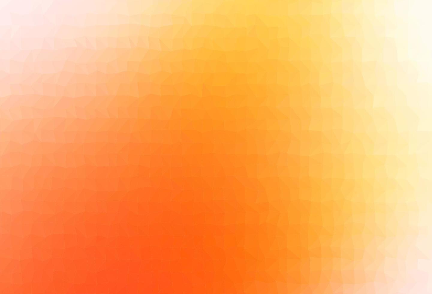 luz de fundo abstrato de polígono de vetor amarelo, laranja.