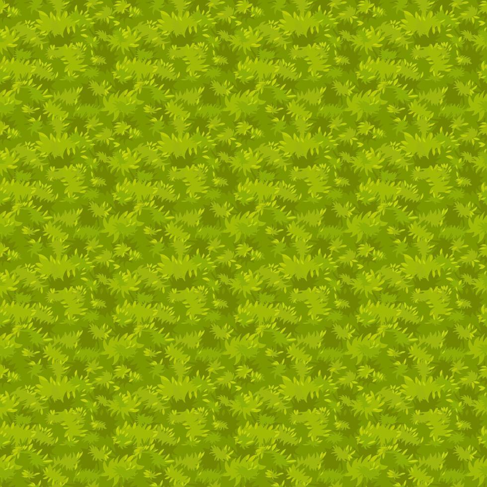 grama verde sem costura padrão, gramado ou campo de futebol. ilustração vetorial plano de fundo texturizado com uma grama natural de impressão para design gráfico. vetor