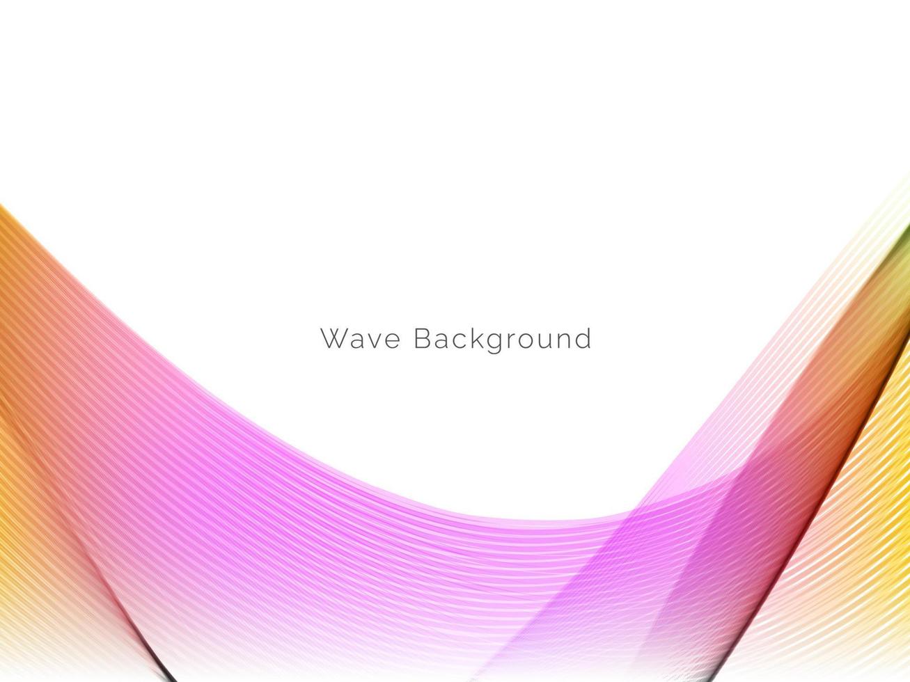 fundo abstrato colorido do estilo da onda de movimento vetor
