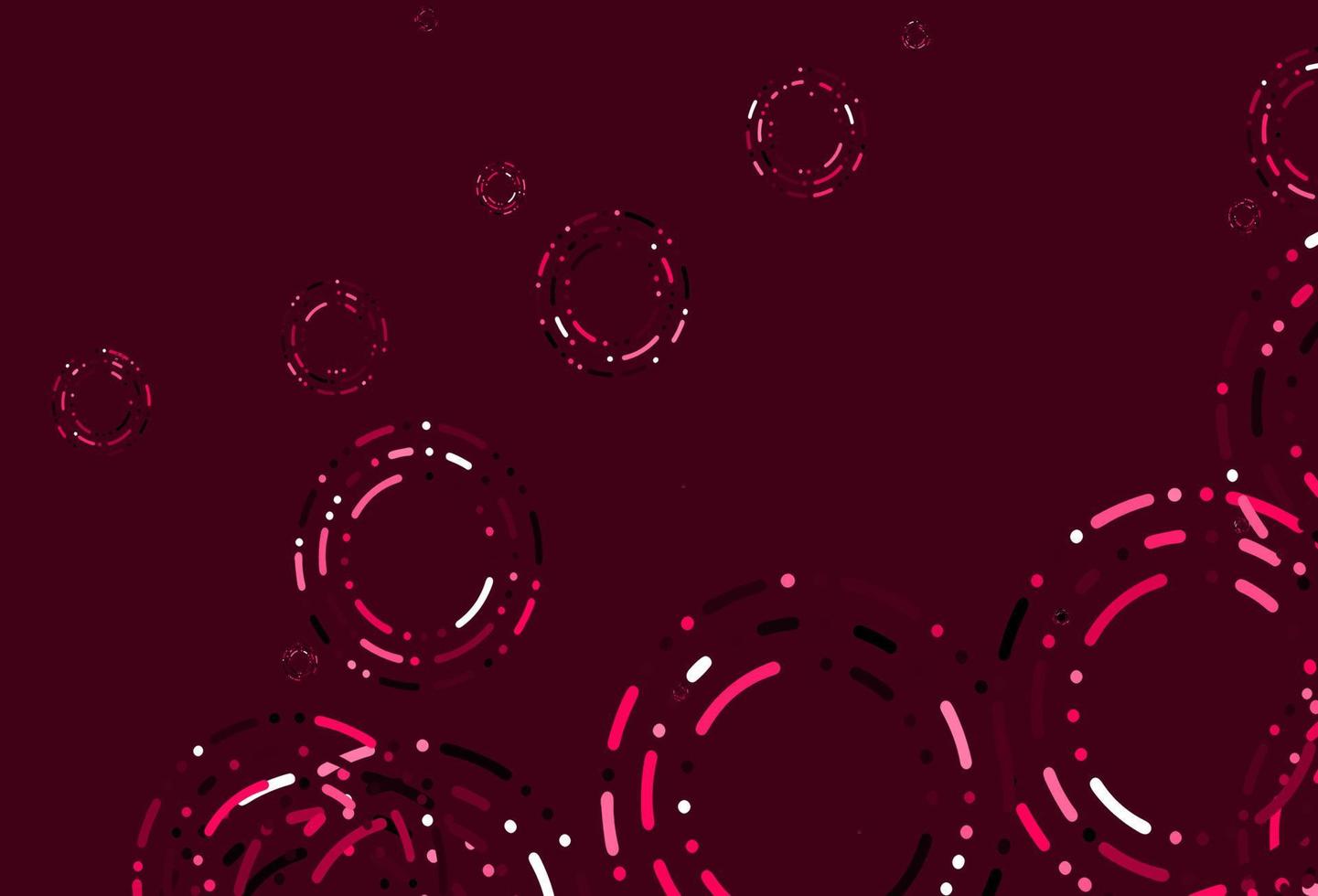 pano de fundo vector vermelho claro com pontos.