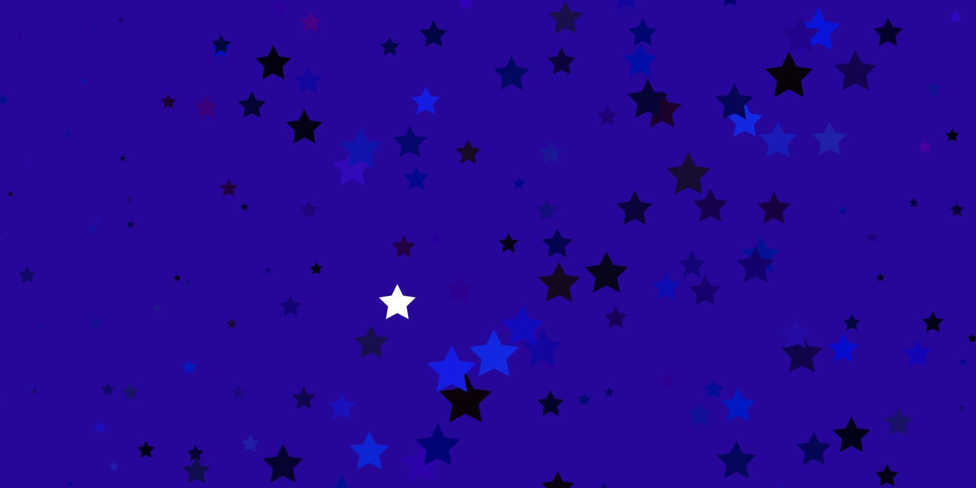 fundo vector rosa escuro, azul com estrelas coloridas.