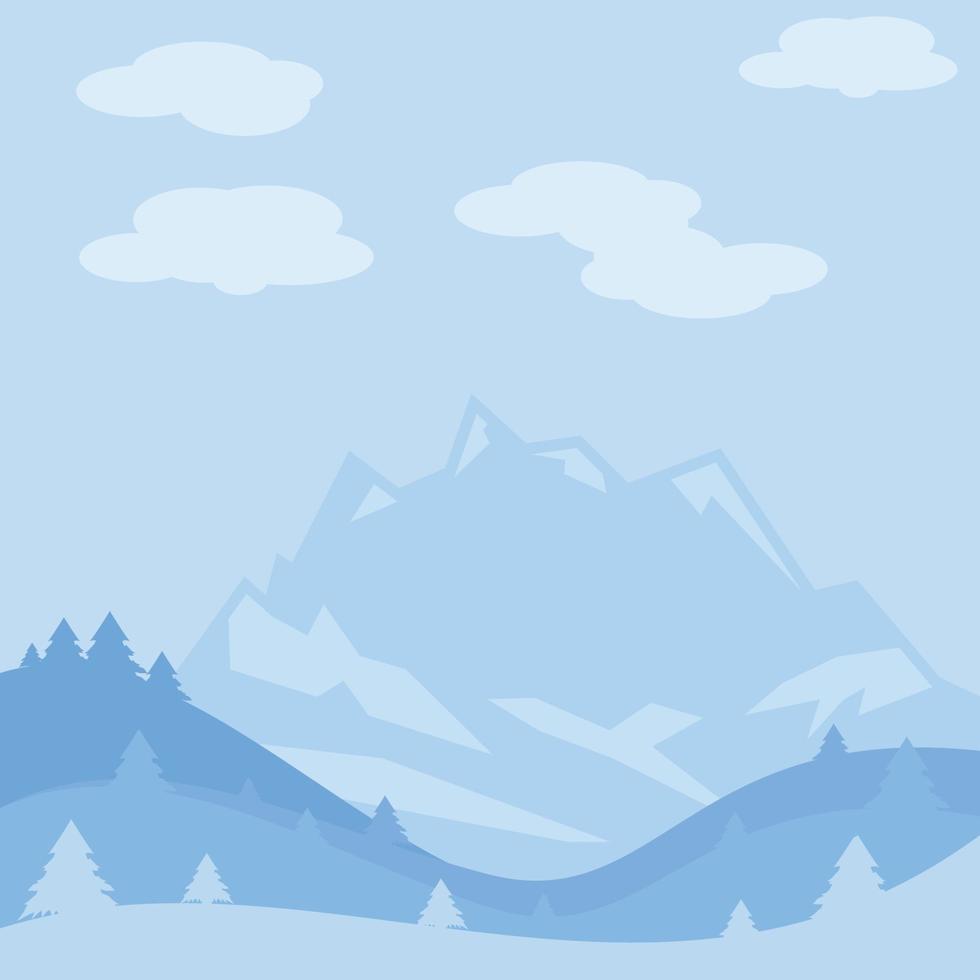 design de banner vetorial de inverno vetor