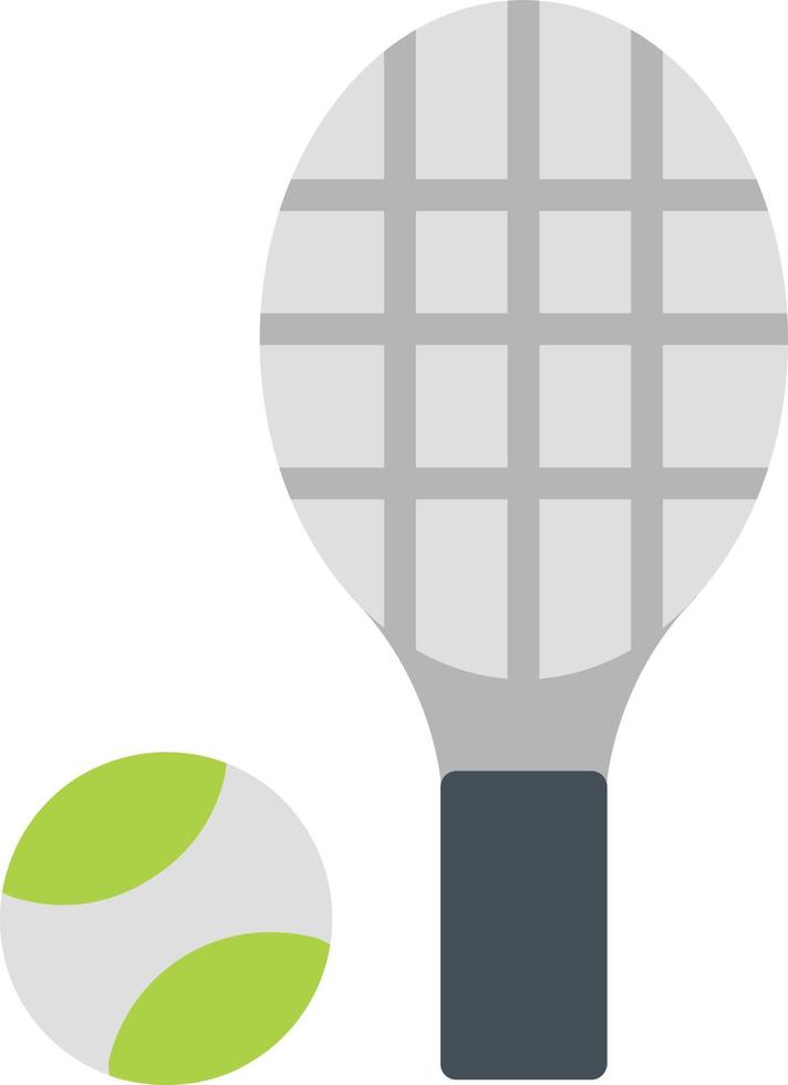ícone plano de tênis vetor
