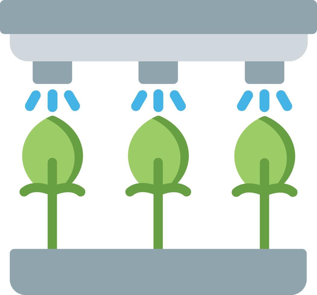 ícone plano de irrigação vetor