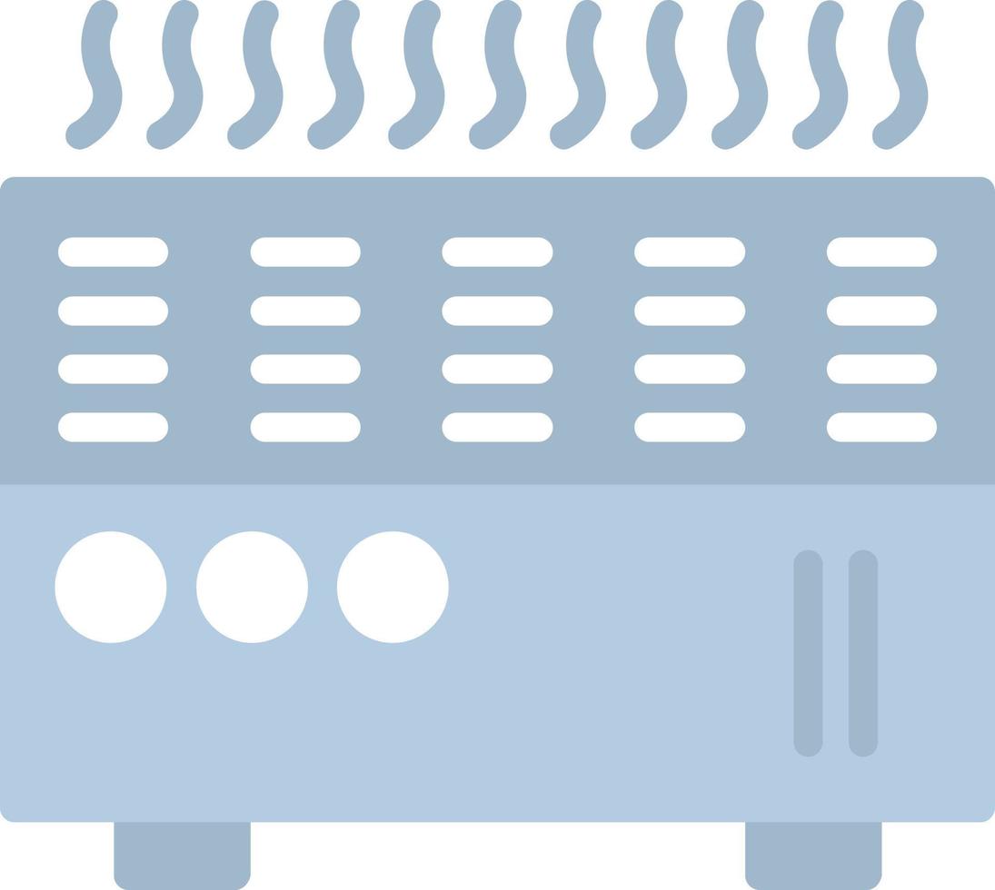 ícone plano de aquecedor vetor