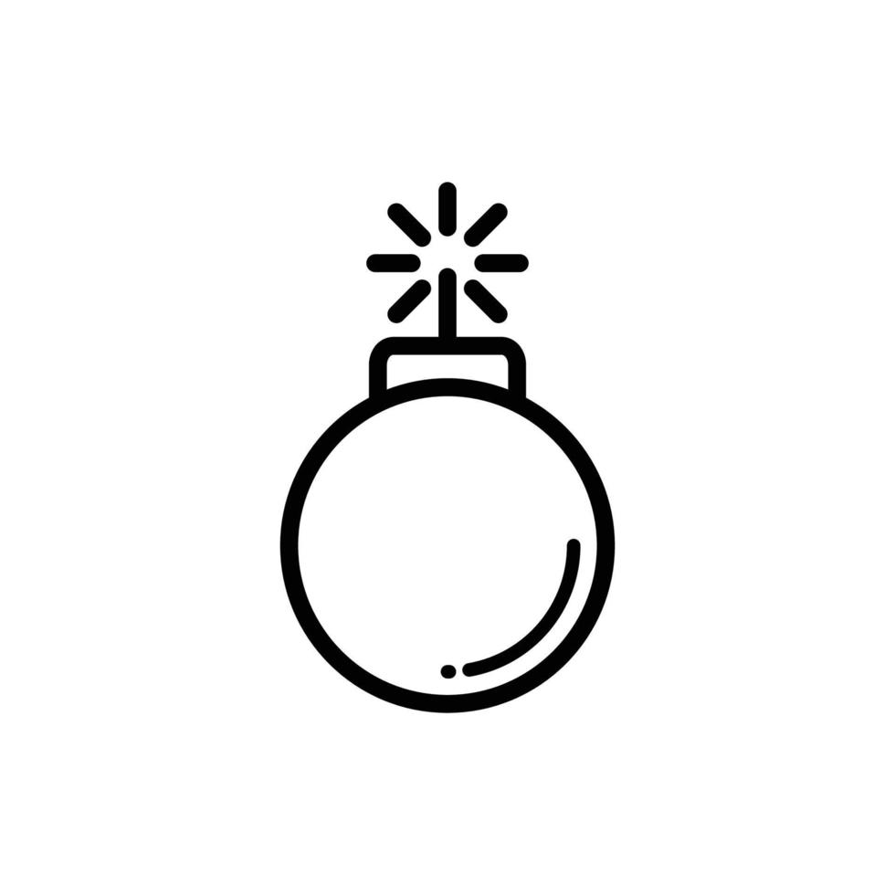 modelo de design de vetor de ícone de bomba