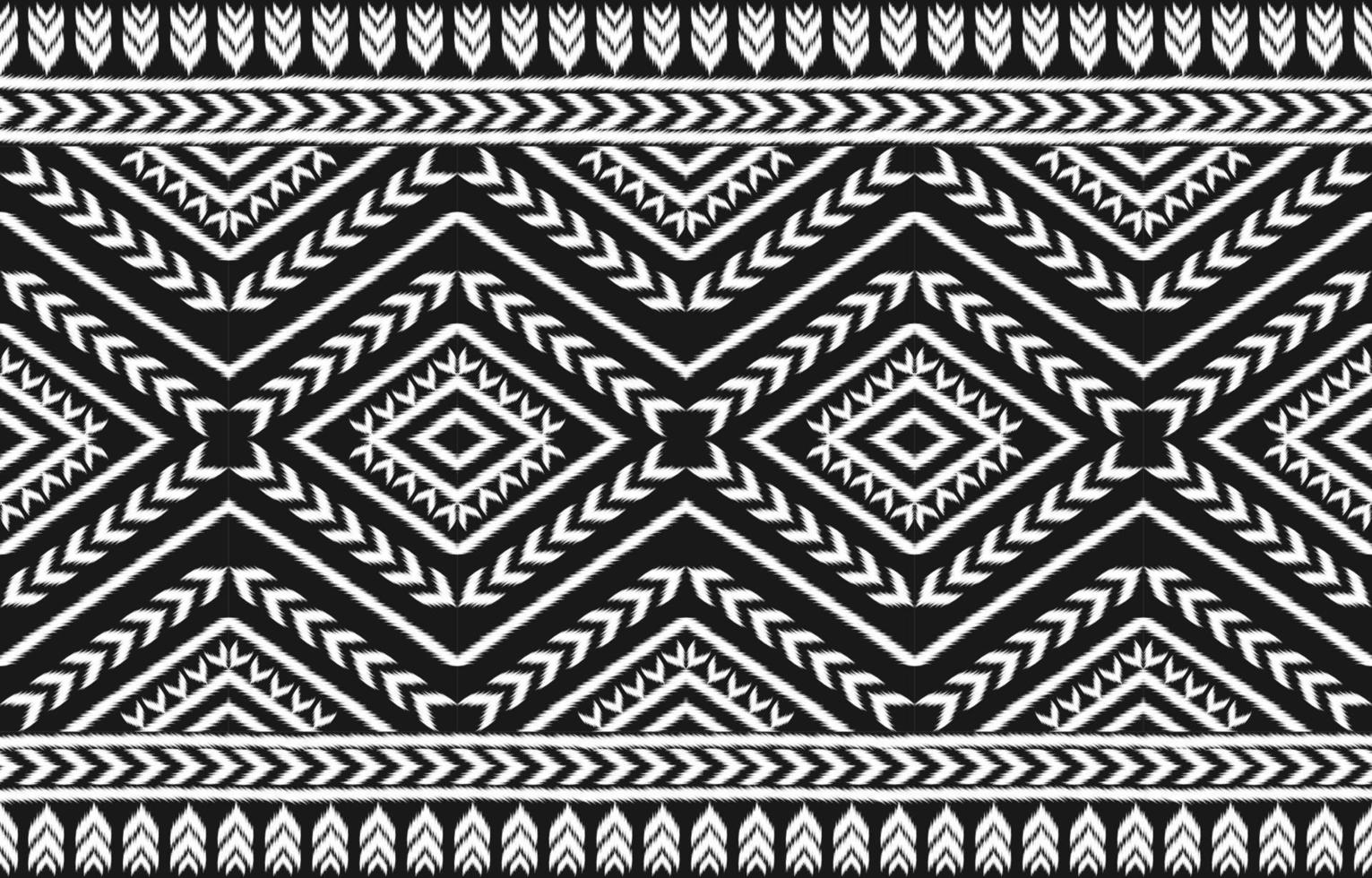 tapete étnico tribal arte padrão. padrão sem emenda geométrico étnico ikat tradicional. vetor