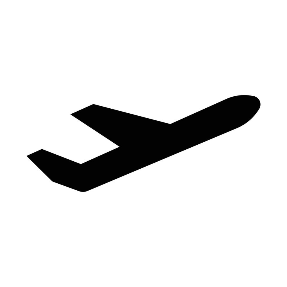 modelo de design de vetor de ícone de avião