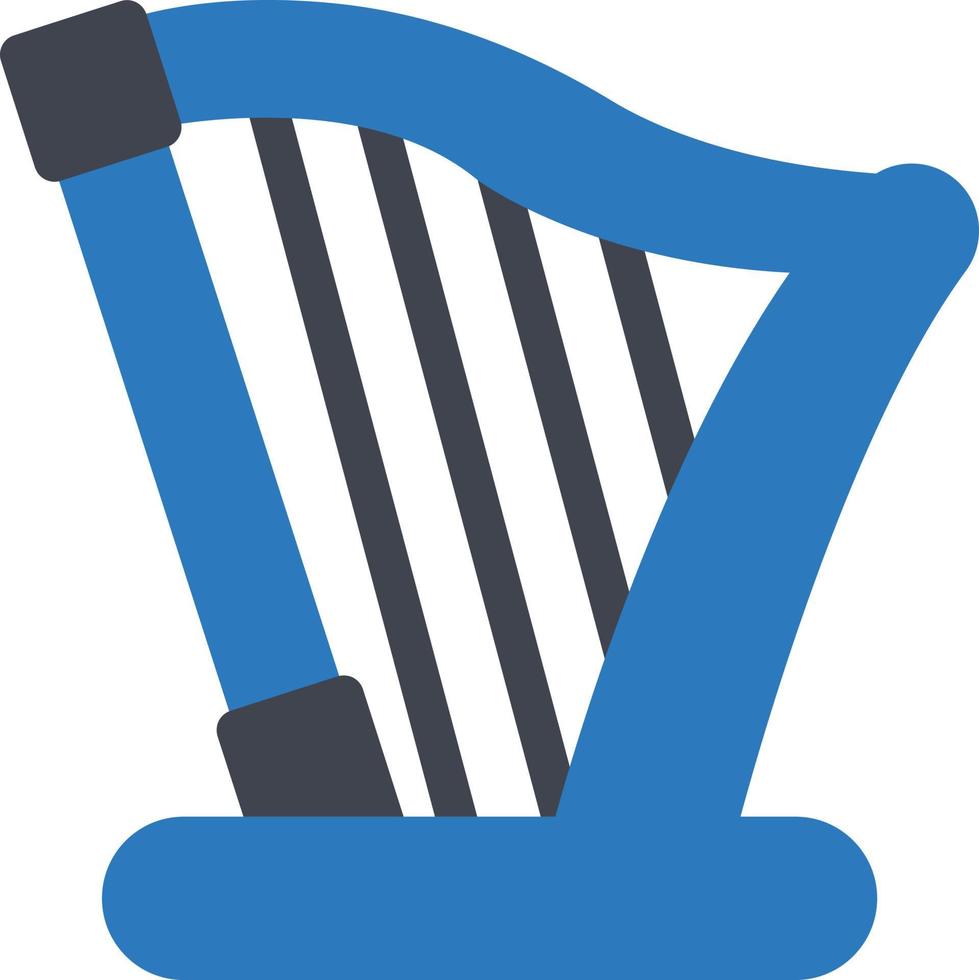 ilustração vetorial de harpa em ícones de símbolos.vector de qualidade background.premium para conceito e design gráfico. vetor
