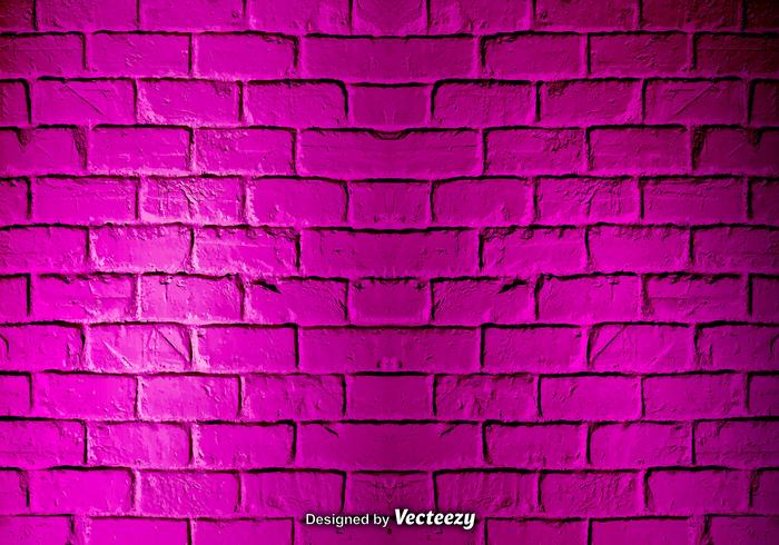 Textura rosa da parede de tijolo do grunge do vetor