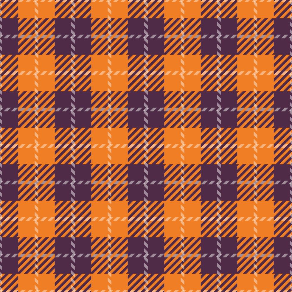 padrão sem emenda de tartan. cair ilustração vetorial de fundo xadrez. vetor