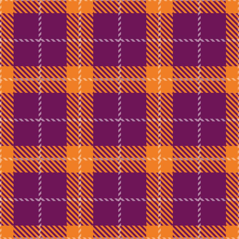 padrão sem emenda escocês xadrez tartan moderno roxo. fundo xadrez de outono. vetor