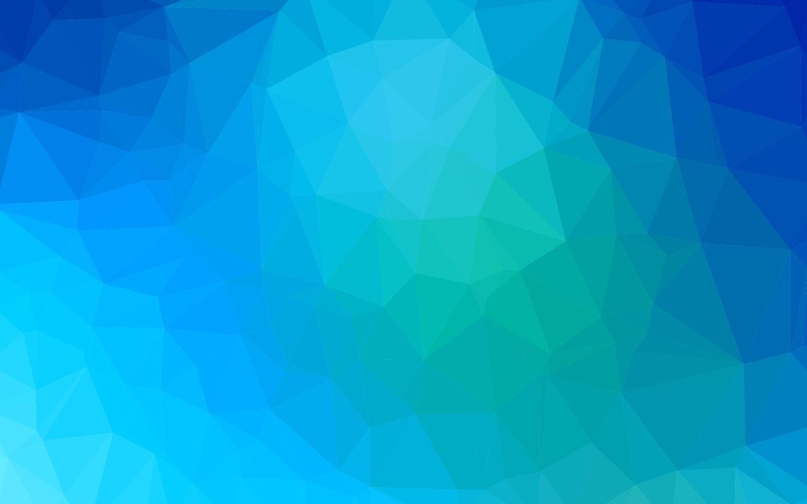 modelo de mosaico de triângulo de vetor azul claro.
