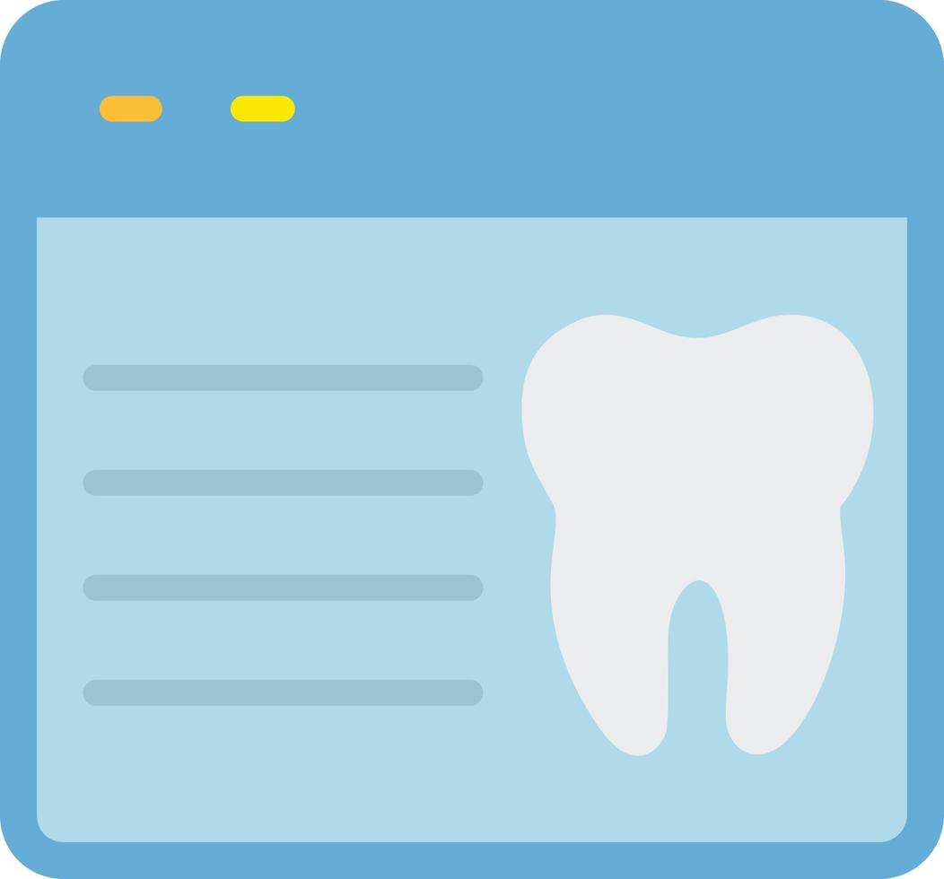 ícone plano de serviço odontológico vetor