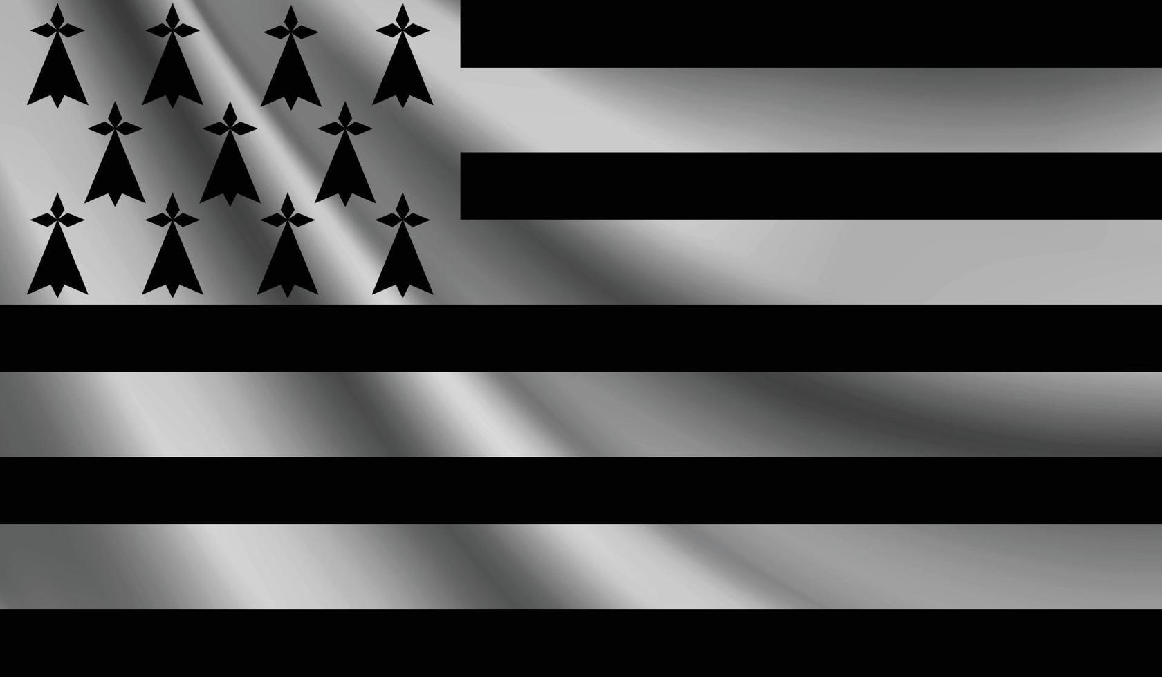 bandeira da bretanha acenando fundo para design patriótico e nacional vetor