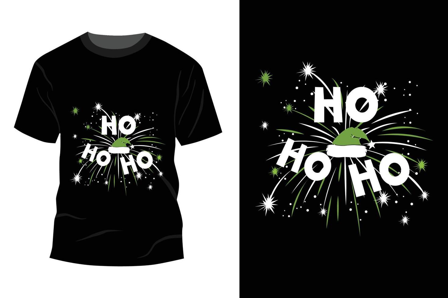 design de camiseta de natal vetor