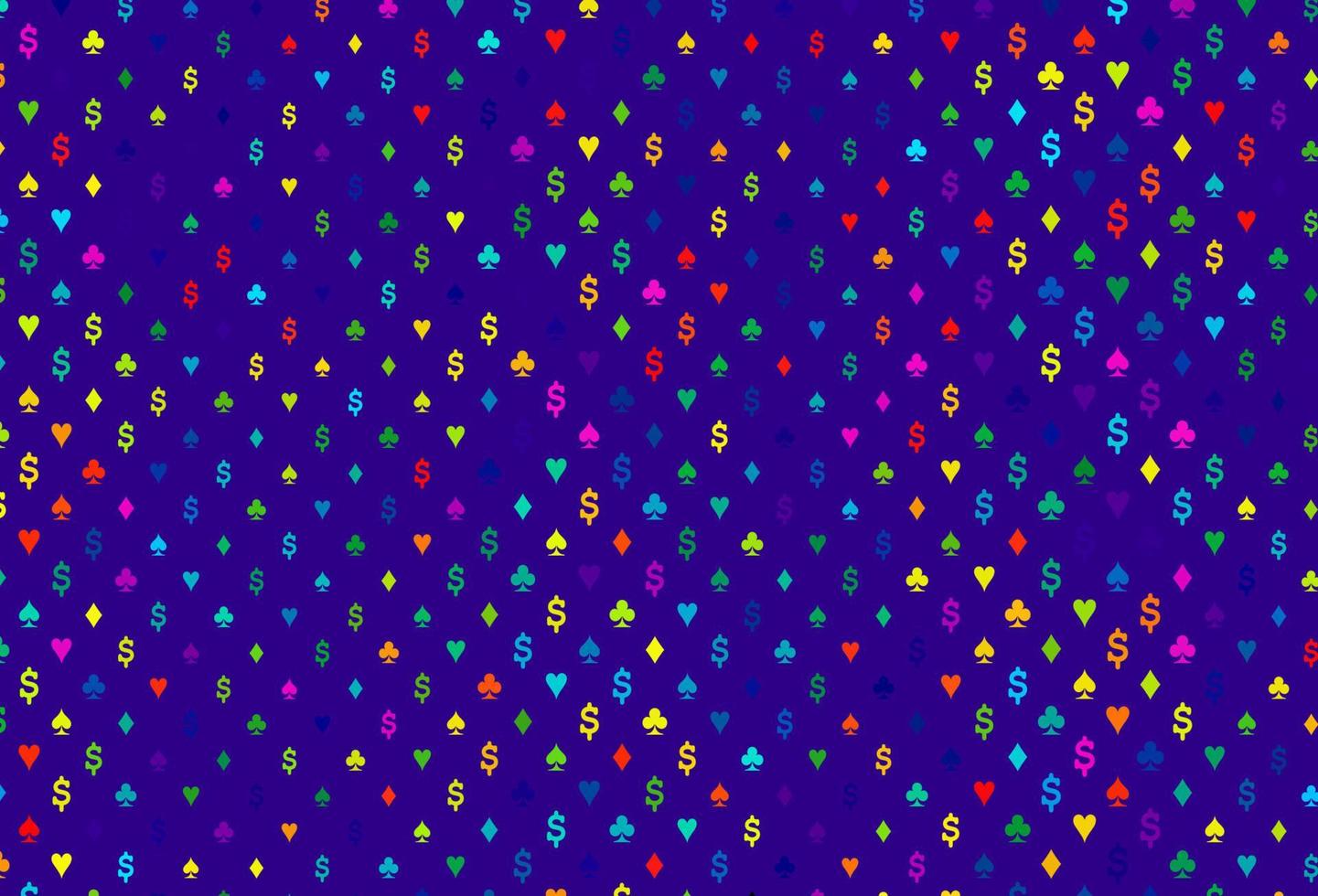 luz multicolor, arco-íris de fundo vector com sinais de cartões.