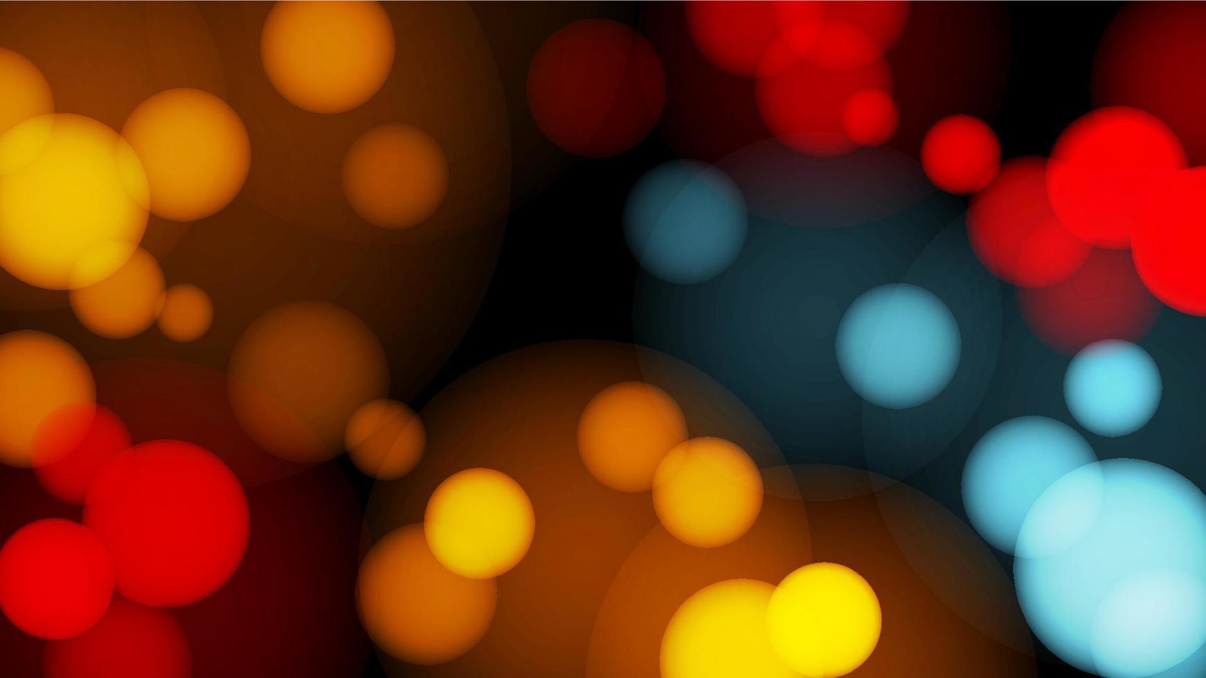 fundo de ilustração de luz bokeh abstrato vetor