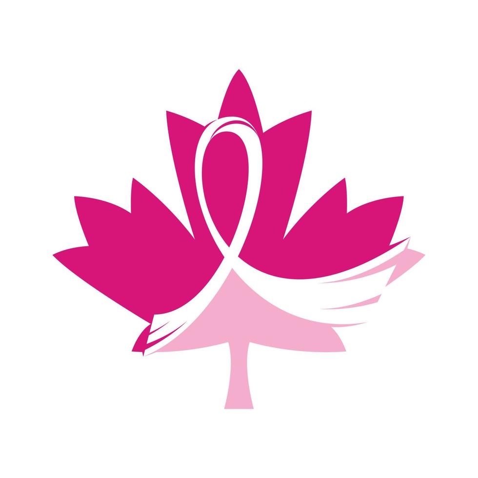 fundo de campanha do mês de conscientização do câncer de mama em outubro. design de vetor de saúde das mulheres. projeto de ilustração vetorial de câncer de mama de fita rosa