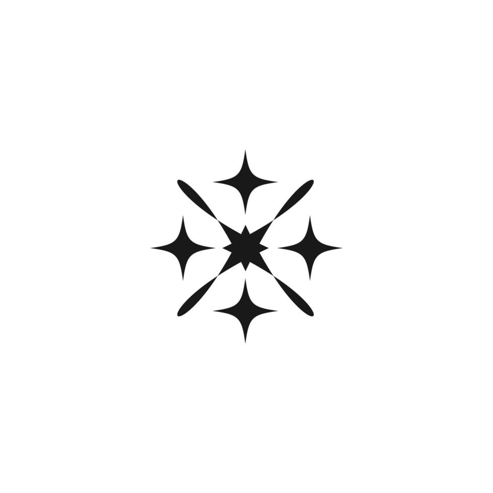 ícone de ilustração vetorial de imagem estrela vetor