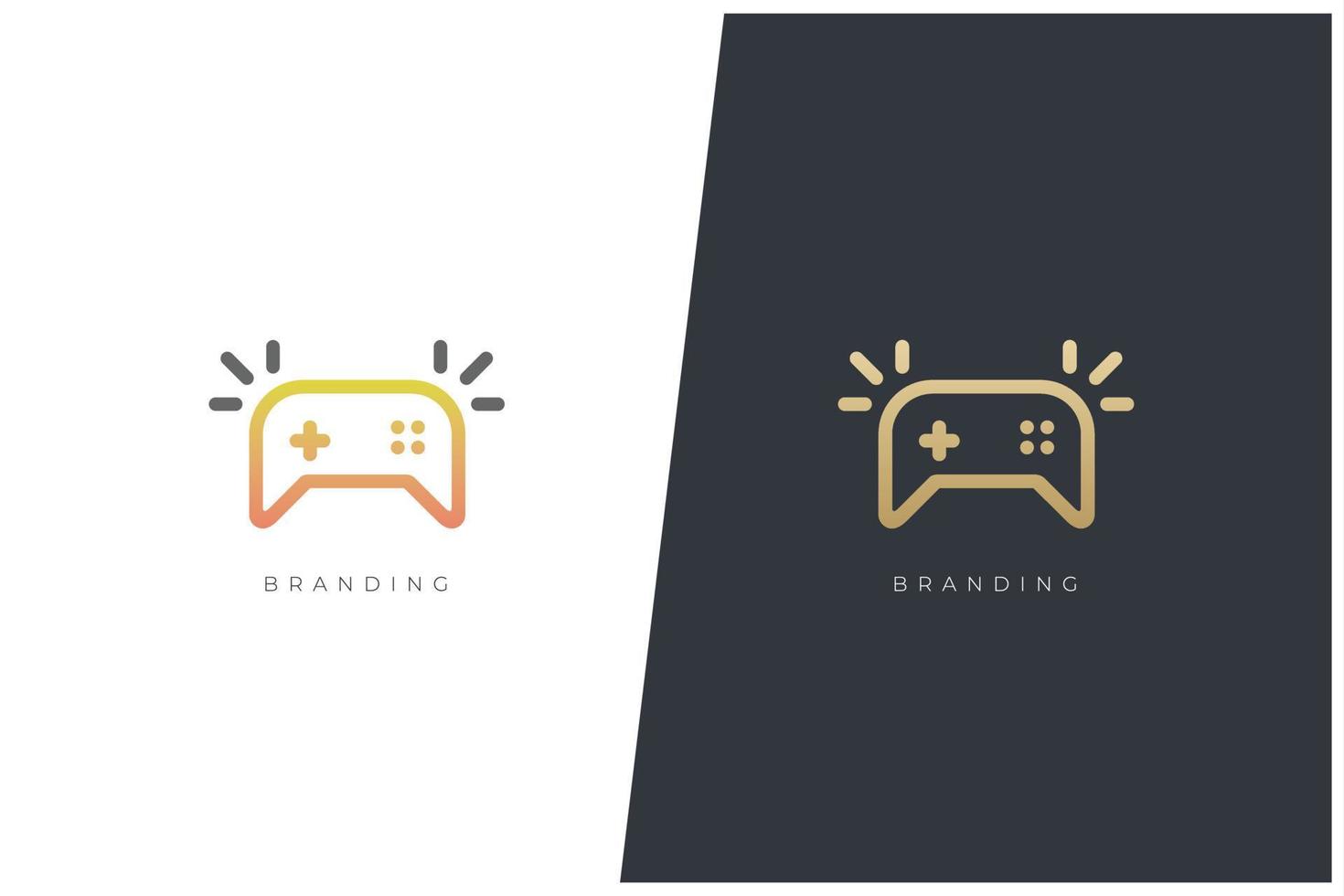 jogo clique conceito de logotipo de vetor de produção multimídia