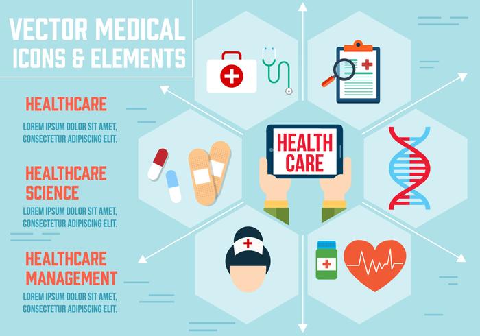 Vector de ícones médicos gratuitos