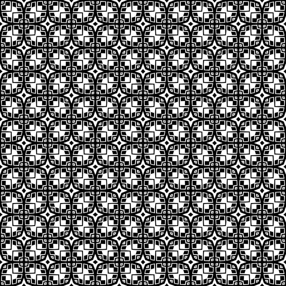 textura padrão sem costura preto e branco. design gráfico ornamental em tons de cinza. vetor