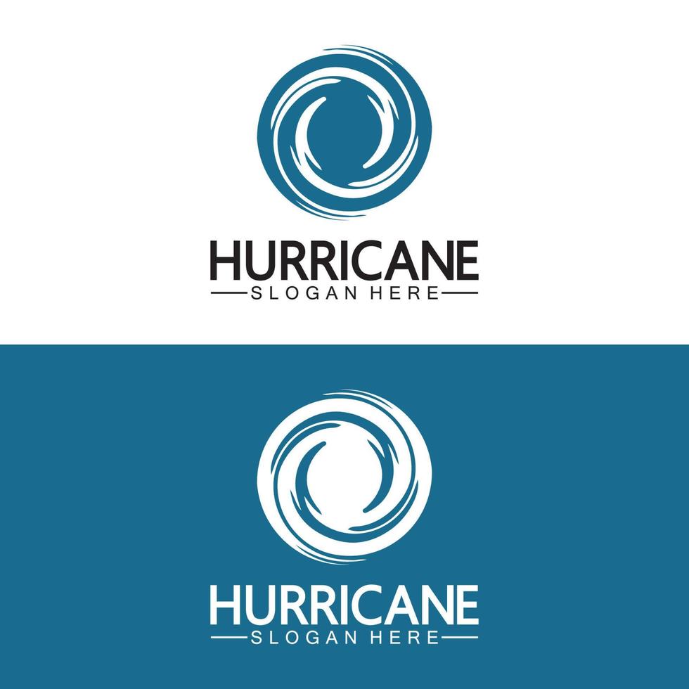 vetor de ilustração de ícone de símbolo de logotipo de furacão