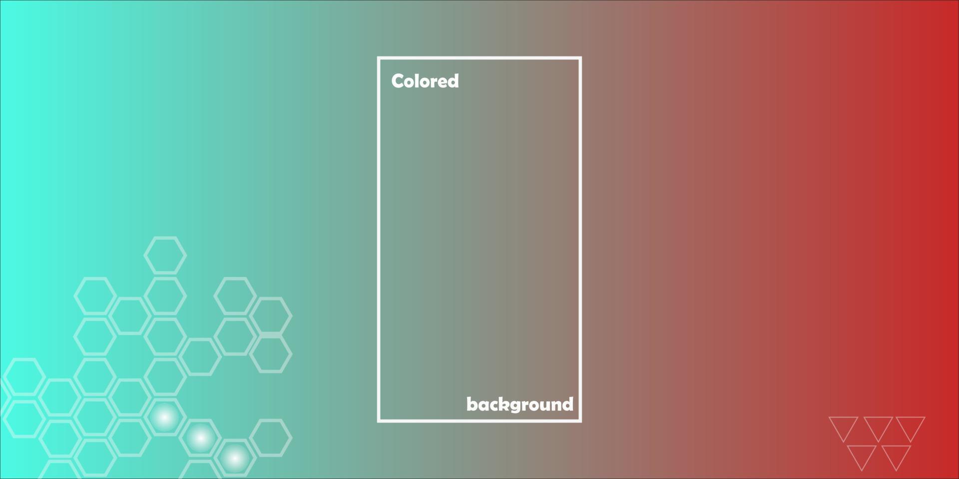 conjunto de fundos abstratos horizontais com padrão de retângulo em cores gradientes vermelhas e azuis. coleção de texturas gradientes com ornamentos geométricos. panfleto, banner, capa, pôster ou web design. vetor