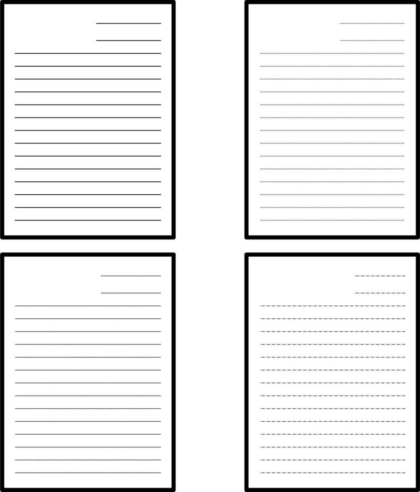 imagem vetorial de um notebook com linhas pretas vetor