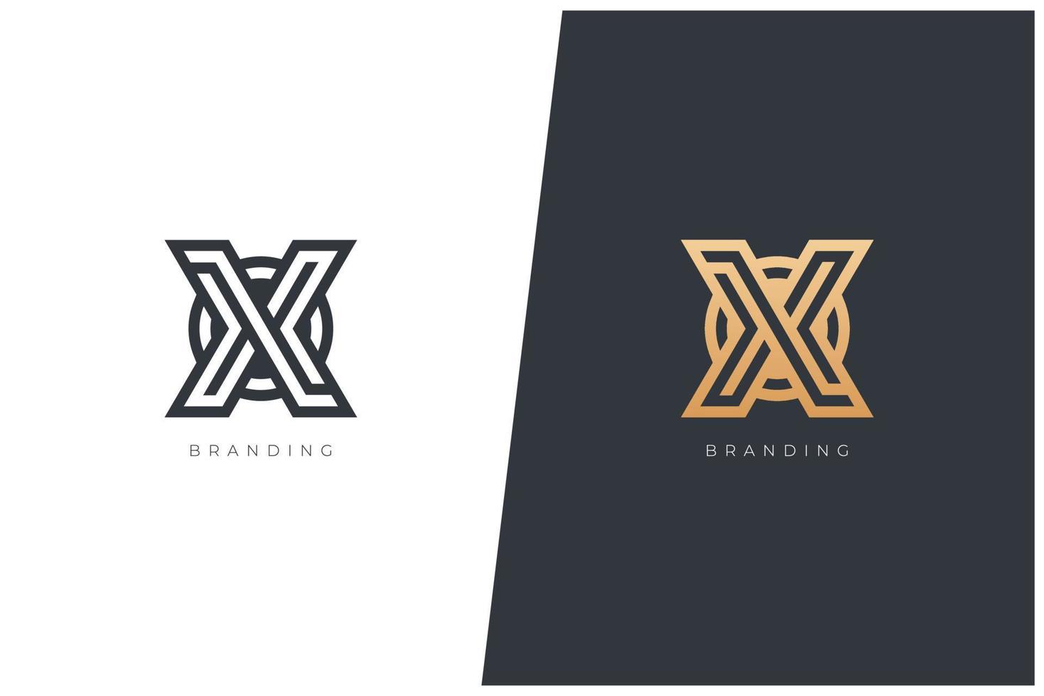 x carta logotipo vetor conceito ícone marca registrada. marca de logotipo universal x