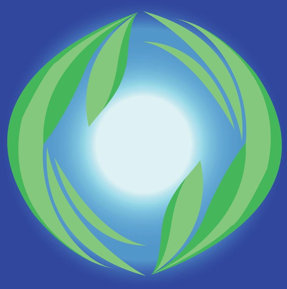 imagem vetorial plana para logotipo, ícone, tema de folha vetor