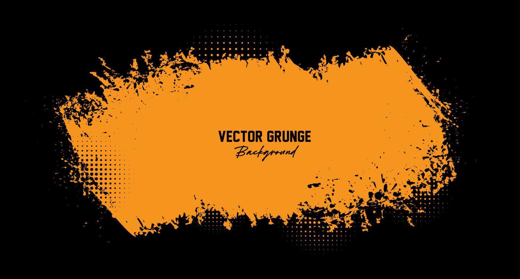 vetor de design de fundo de textura grunge amarelo abstrato